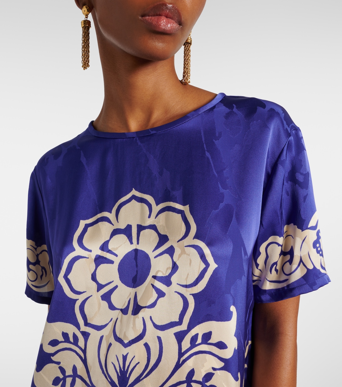 Top en satin à fleurs | Etro