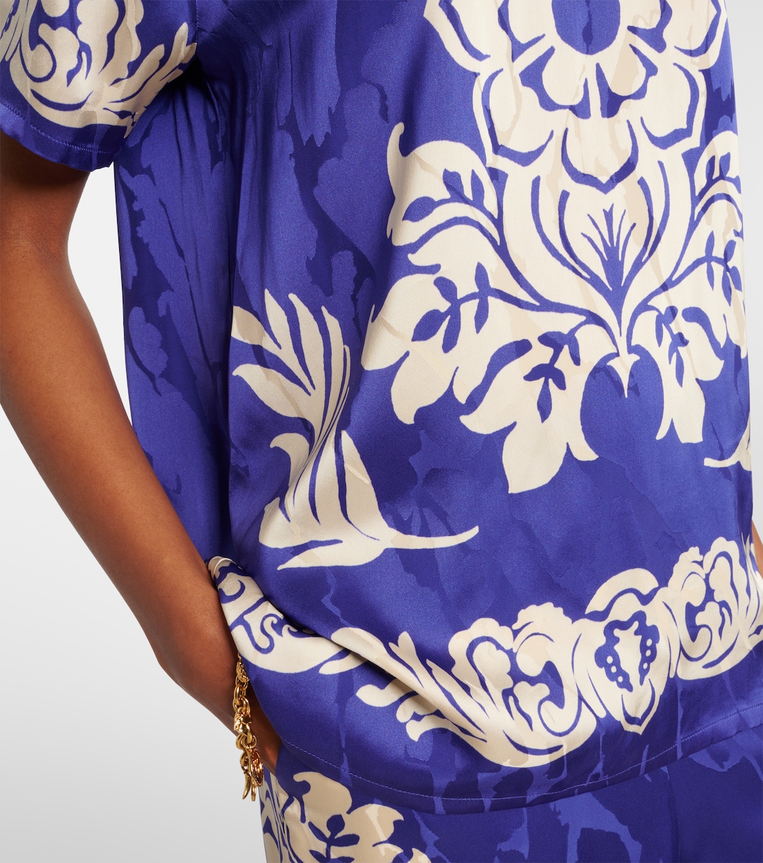 Top en satin à fleurs | Etro