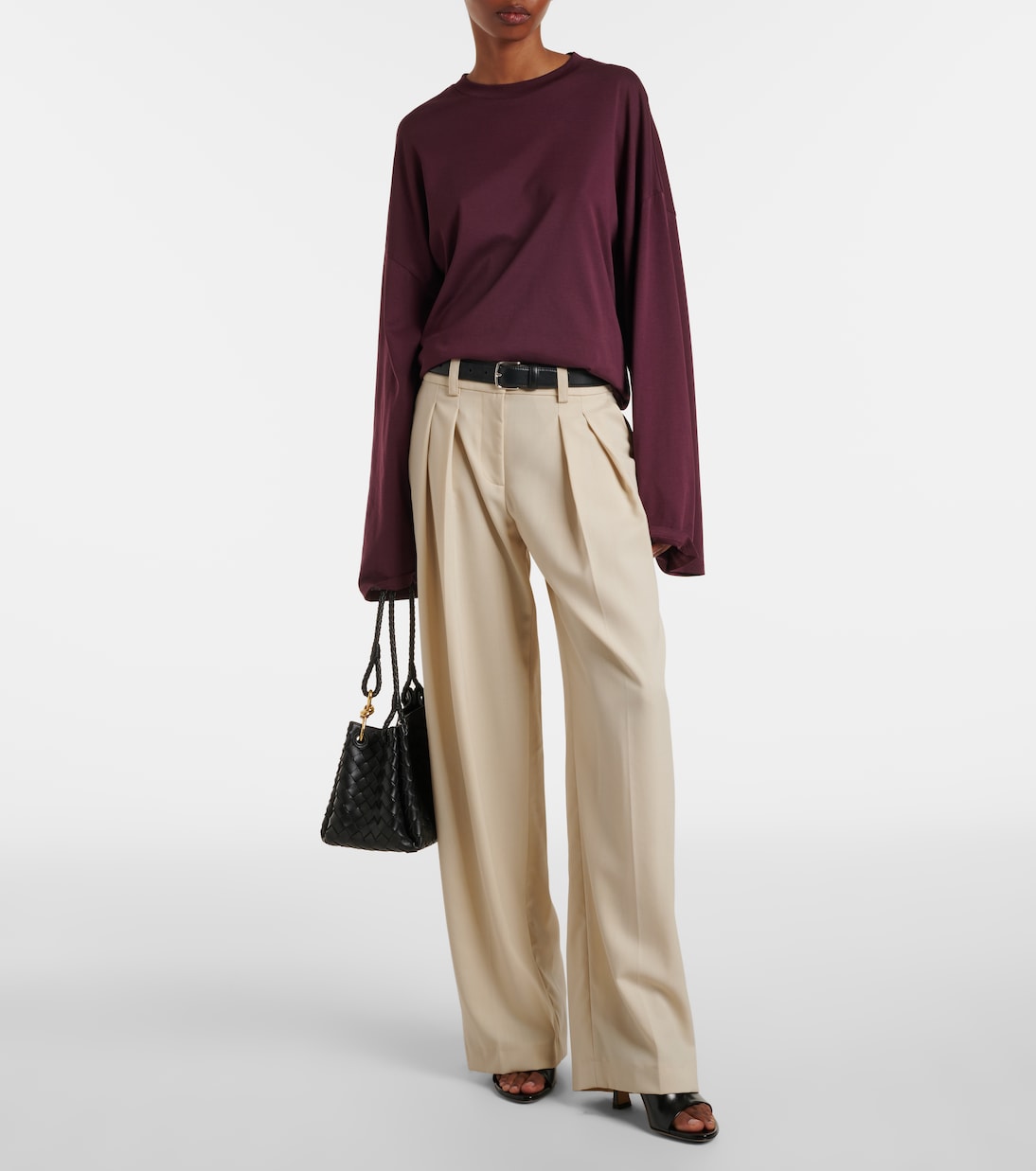 Rio oversized cotton jersey T-shirt | The Frankie Shop