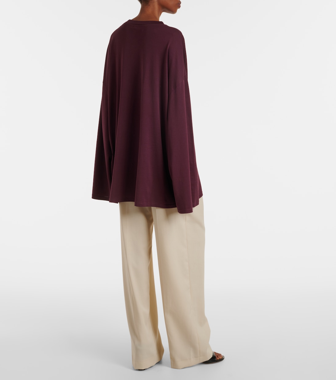 Rio oversized cotton jersey T-shirt | The Frankie Shop
