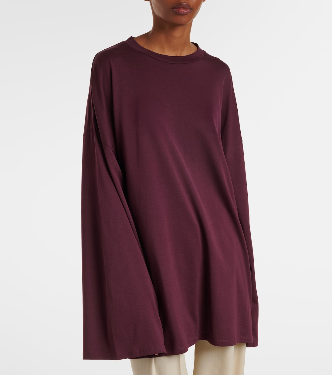 Rio oversized cotton jersey T-shirt | The Frankie Shop