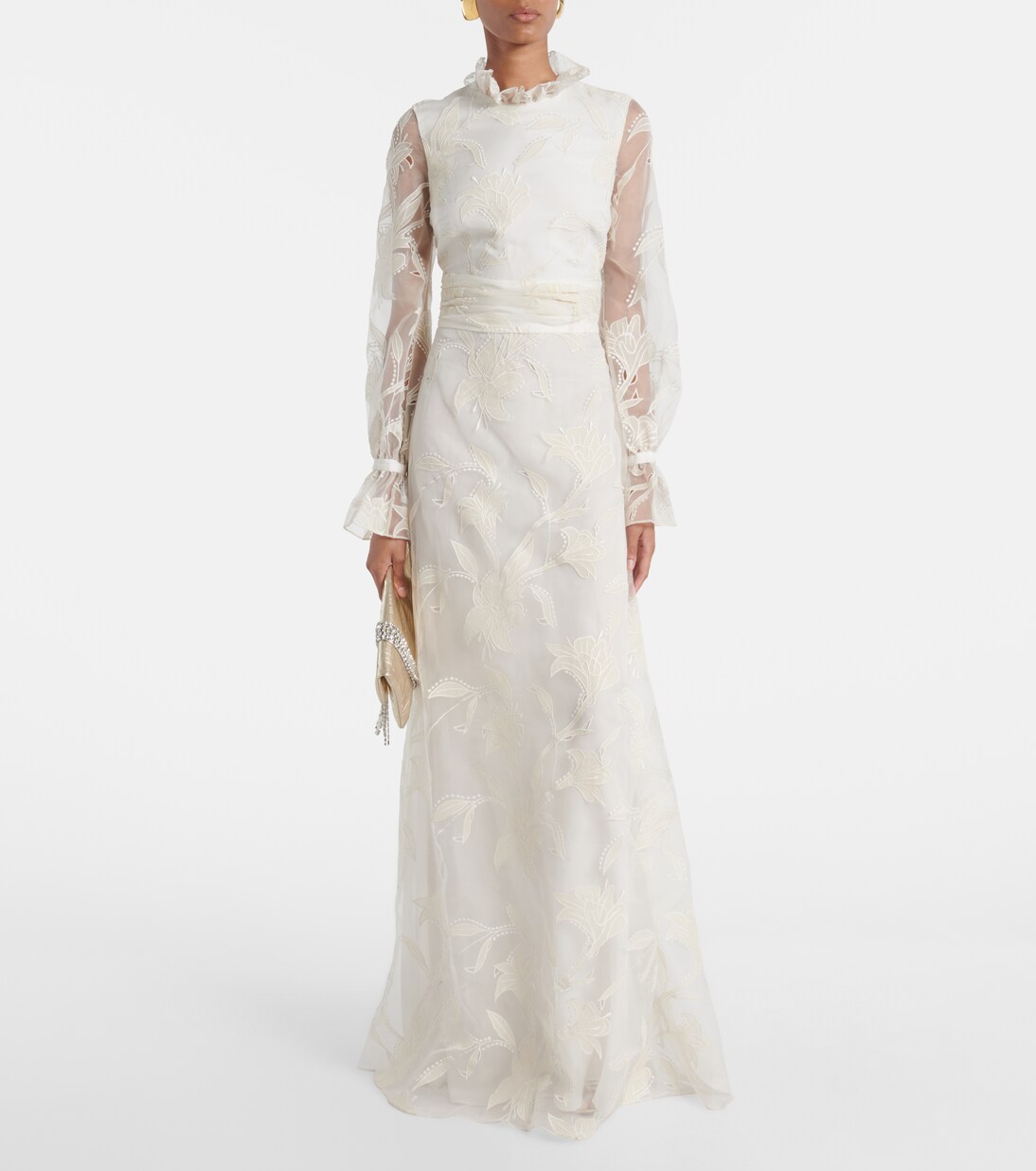 Bridal Adeline silk organza gown | Markarian