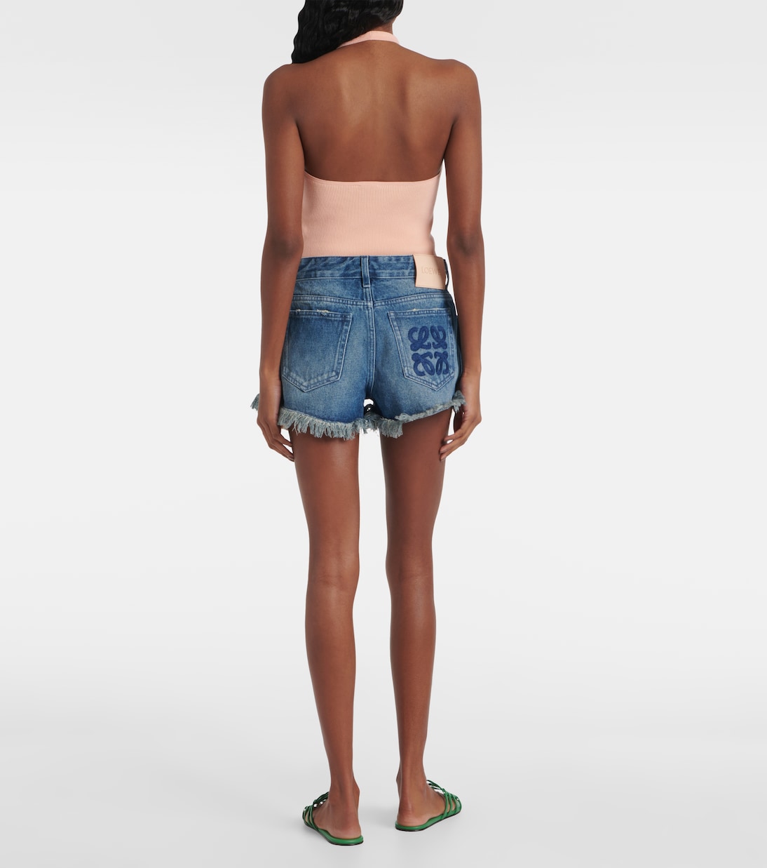 Short Paula's Ibiza Anagram en jean | Loewe