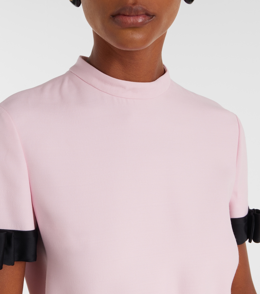 Crepe Couture bow-detail minidress | Valentino