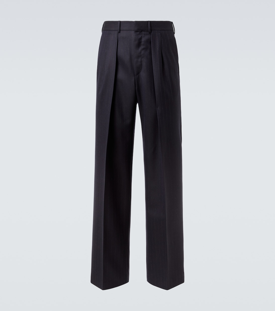 Pantaloni regular gessati in lana | Tom Ford