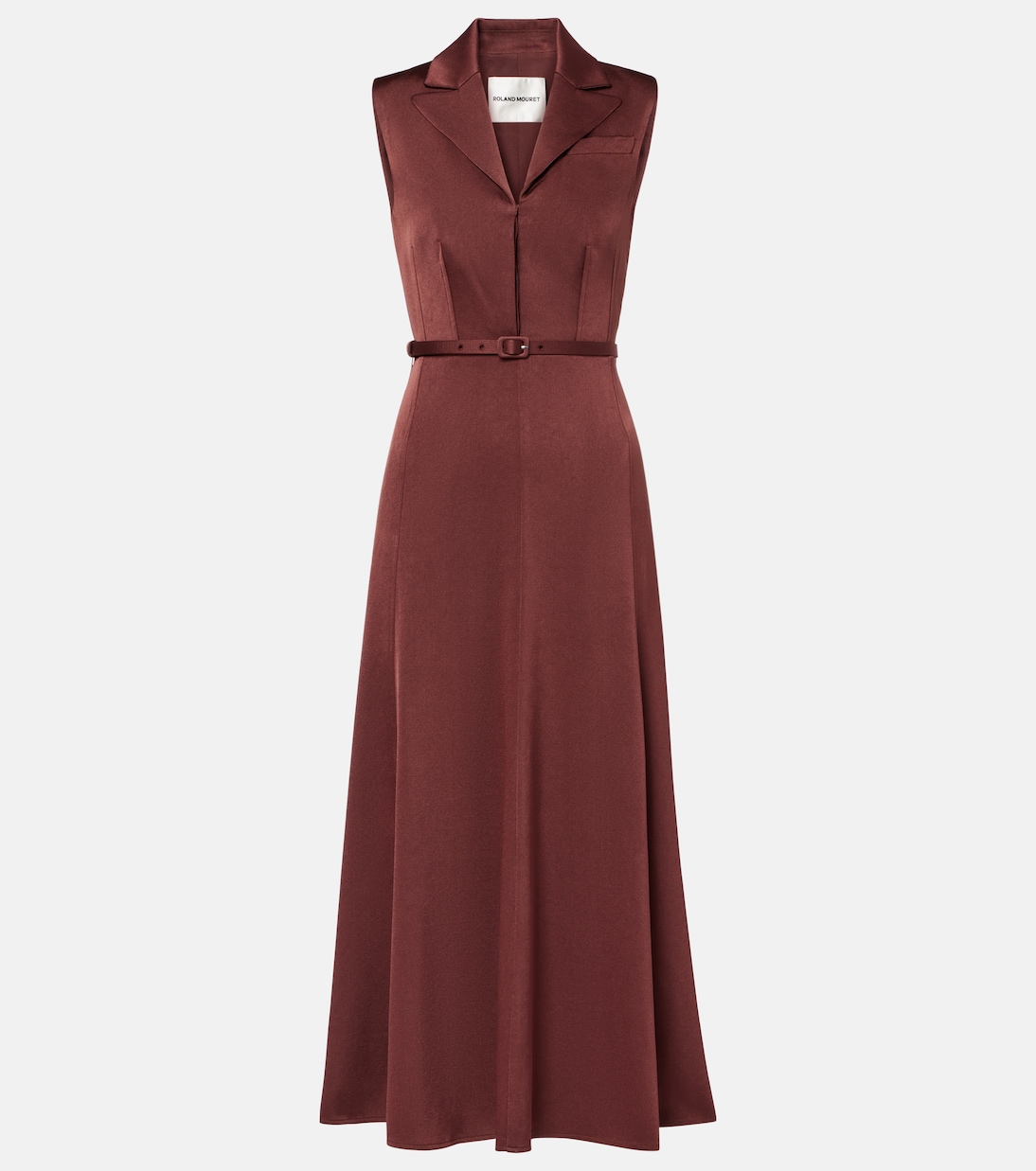 Abito midi in crêpe | Roland Mouret