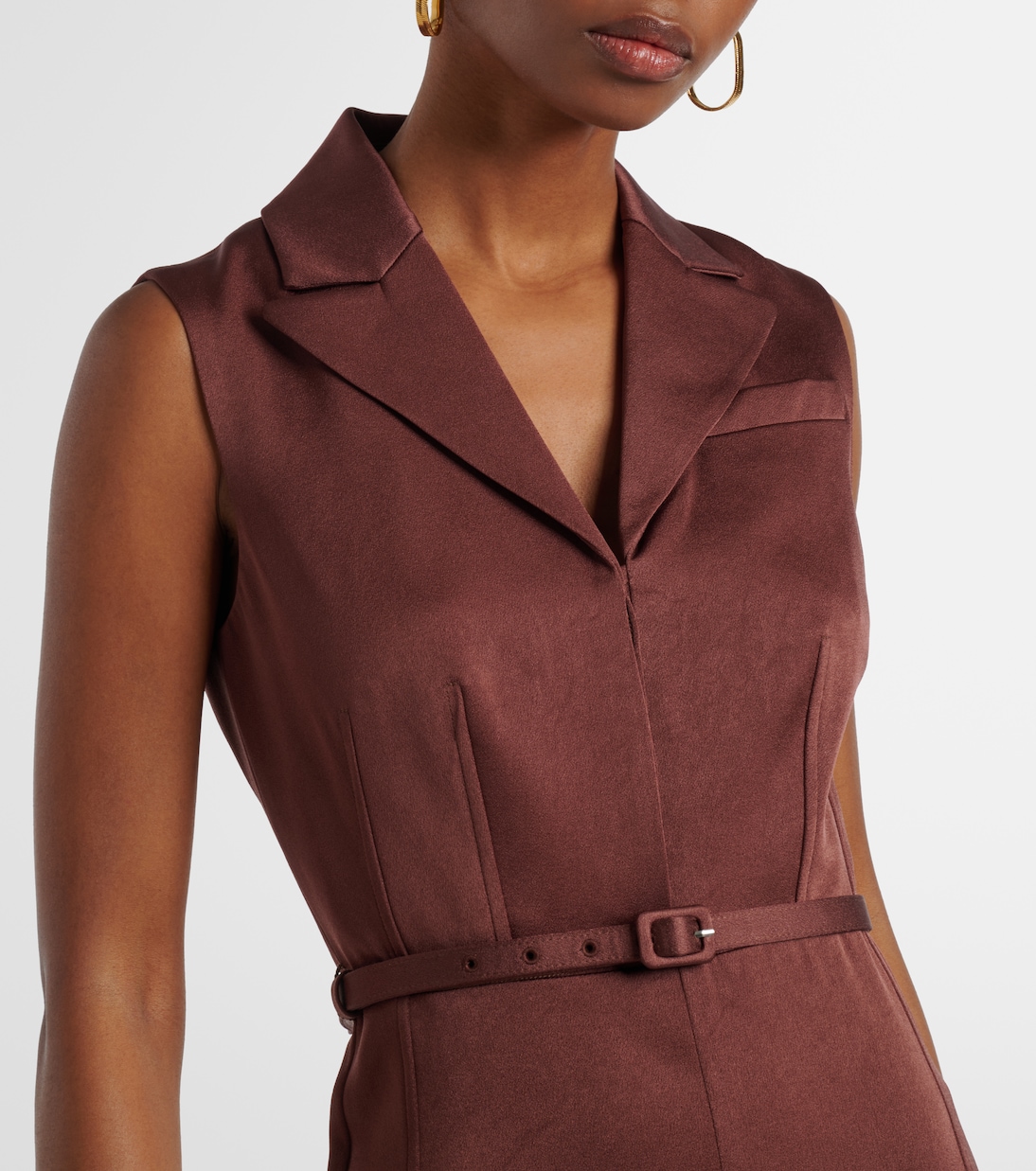 Abito midi in crêpe | Roland Mouret