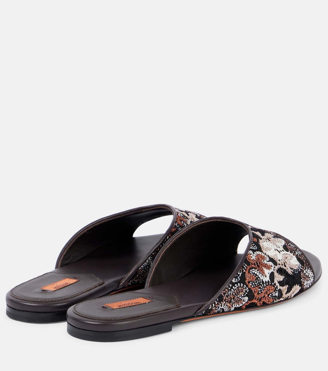 Lamé leather mules | Missoni
