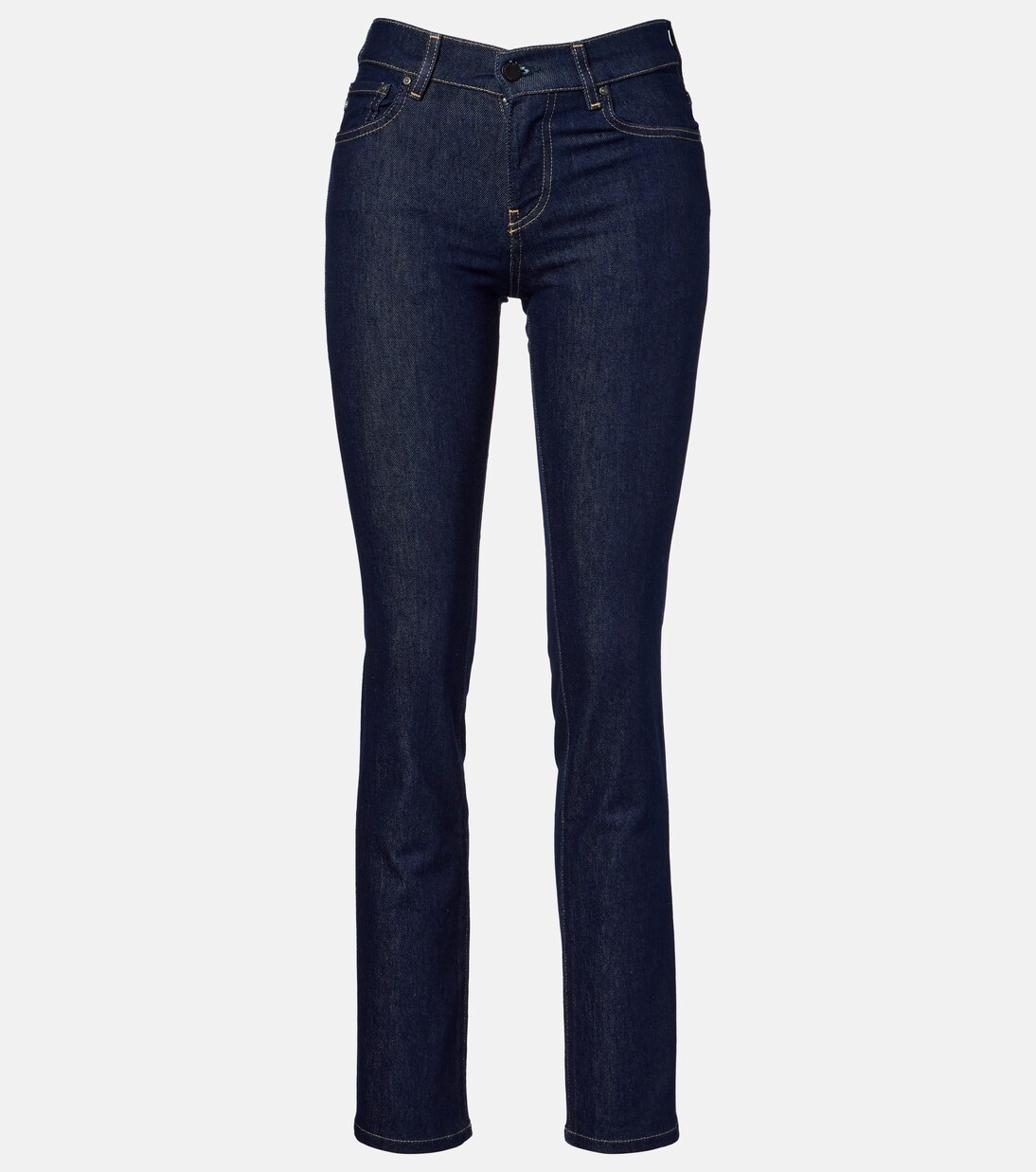 Cologne mid-rise straight jeans | AG Jeans