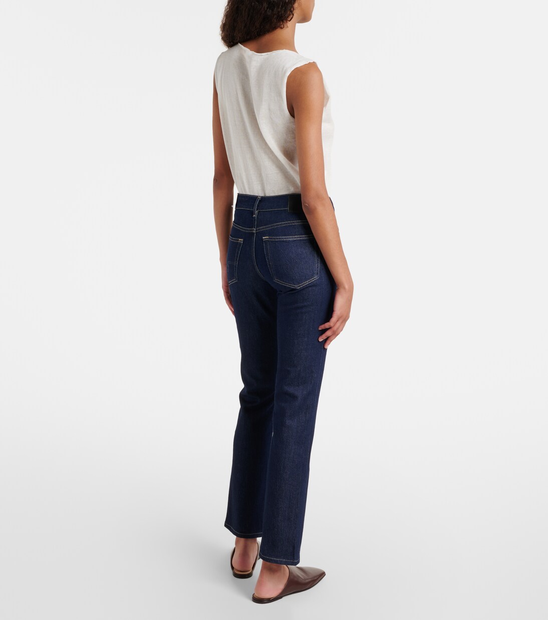 Cologne mid-rise straight jeans | AG Jeans