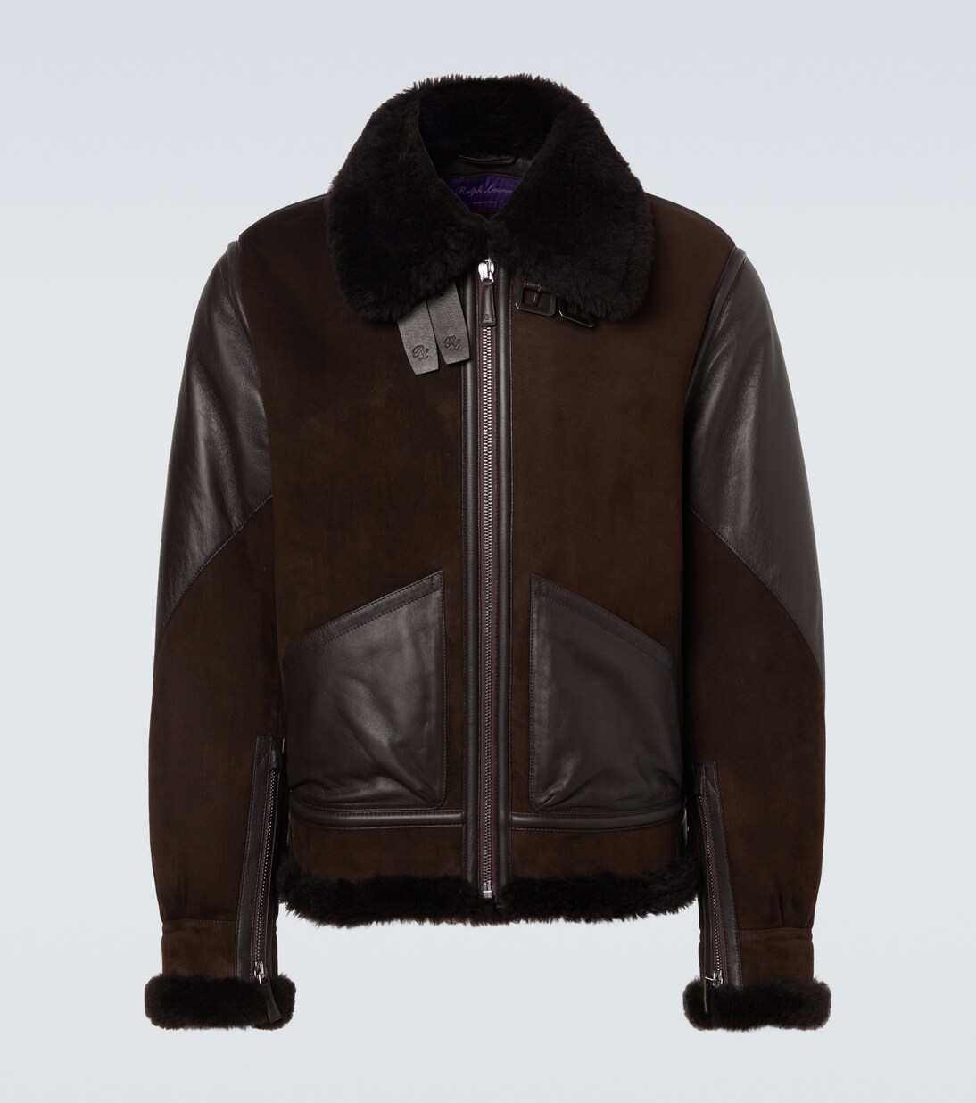 Leather and suede jacket | Ralph Lauren Purple Label