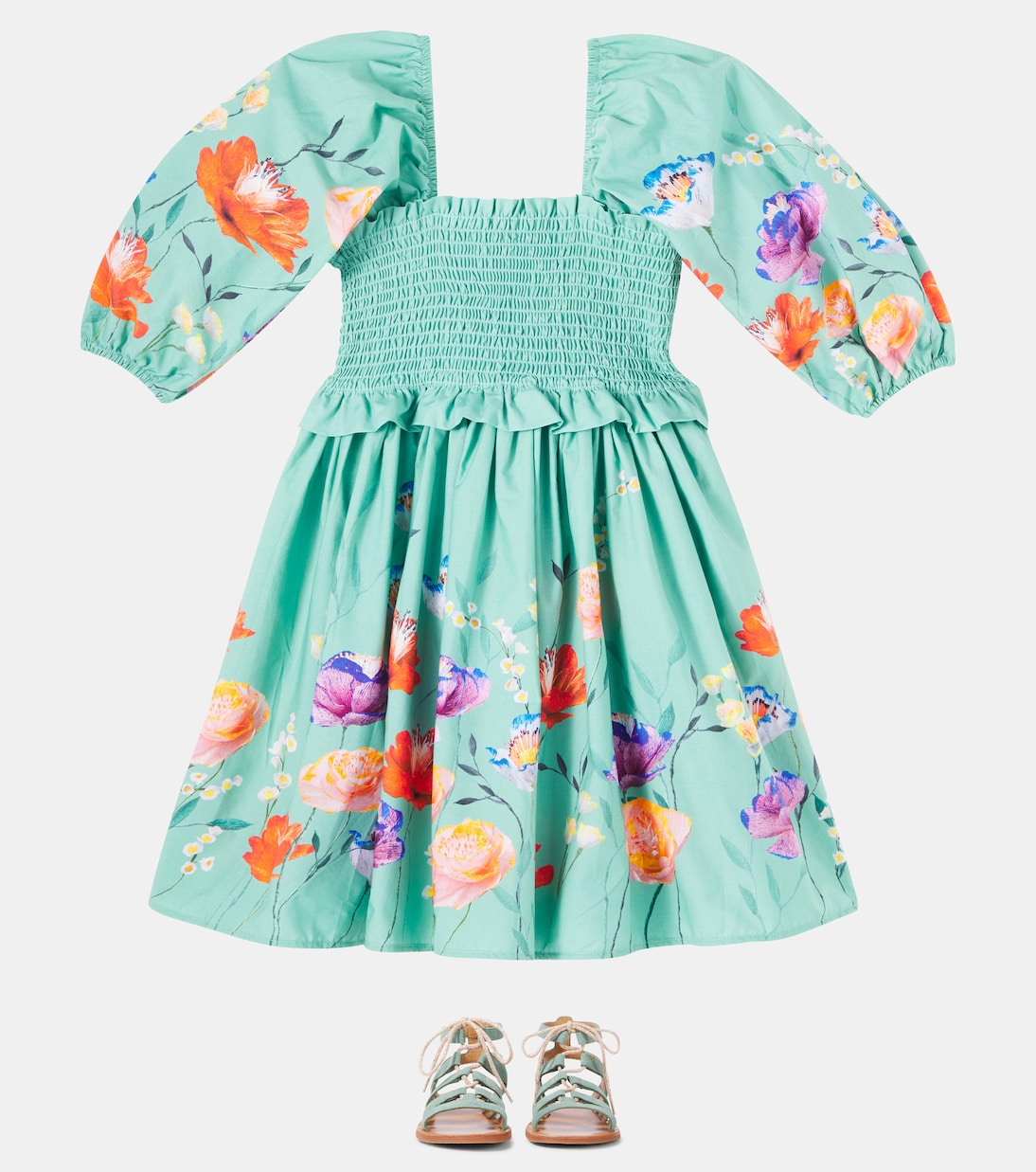 Robe Chipie en coton à fleurs | Molo