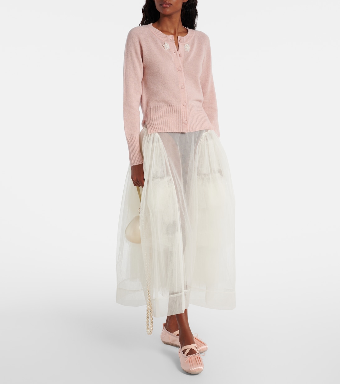 Cardigan in cashmere | Simone Rocha