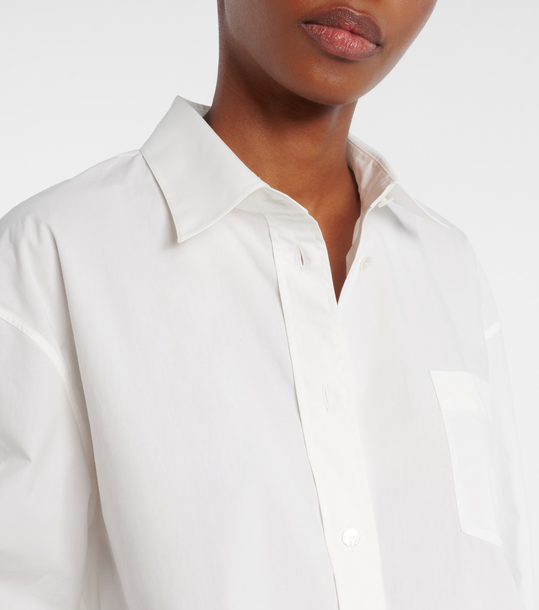 Ment cotton poplin shirt | The Row
