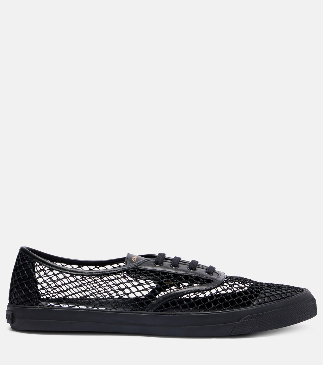Minimalist Mesh leather-trimmed sneakers | Aquazzura