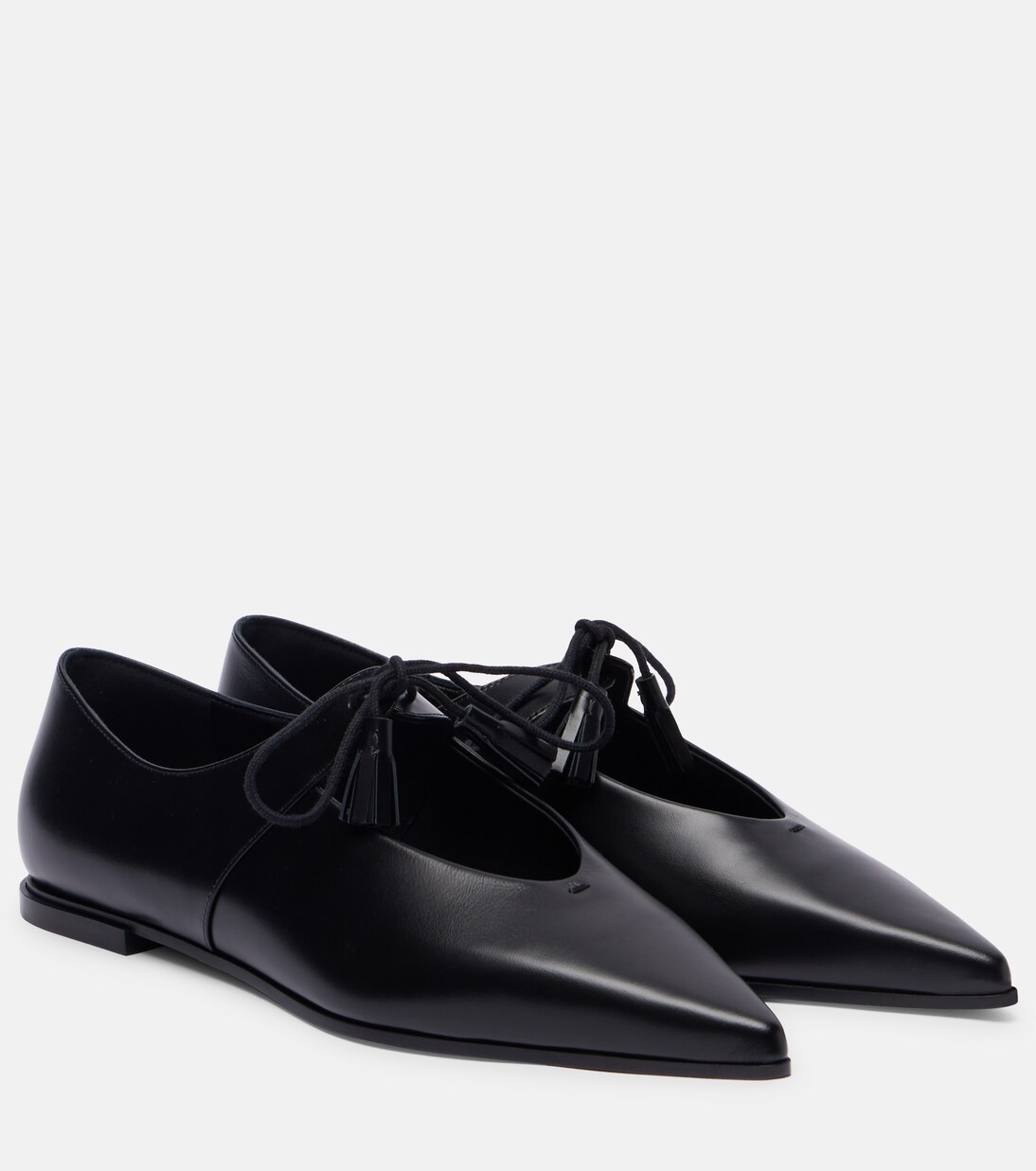 Ballerines Laceup en cuir | Max Mara