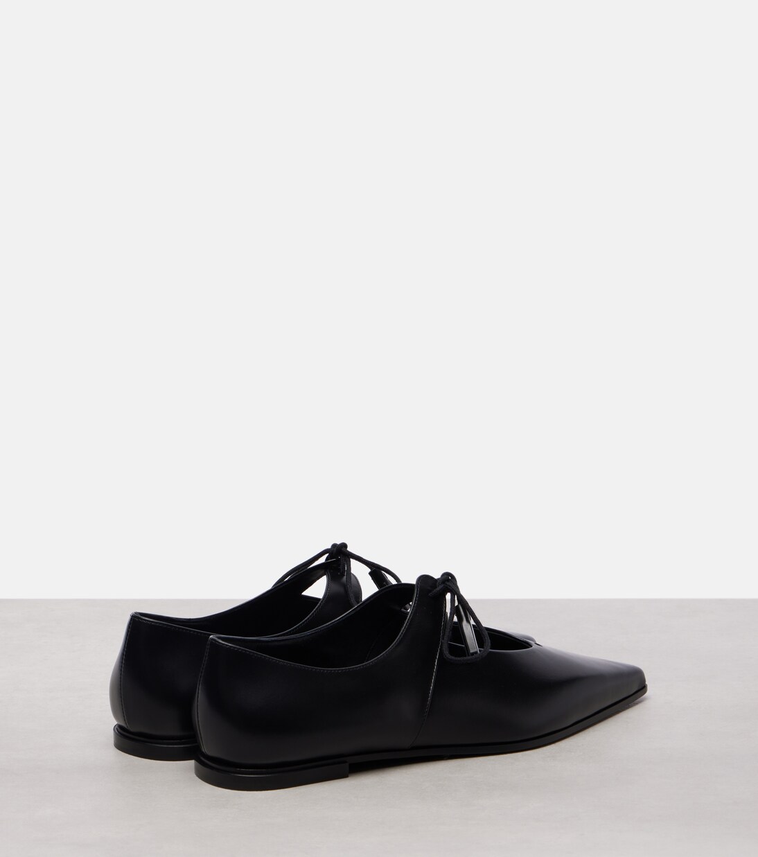 Ballerines Laceup en cuir | Max Mara