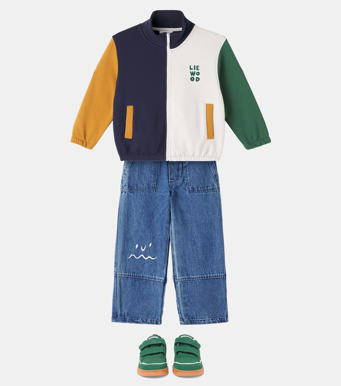 Felpa Cassius in jersey di cotone con logo | Liewood
