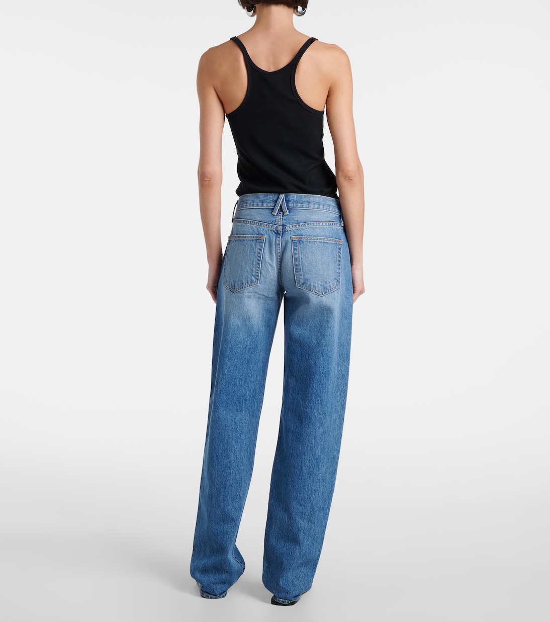 Jeans anchos Ellie de tiro bajo | Slvrlake