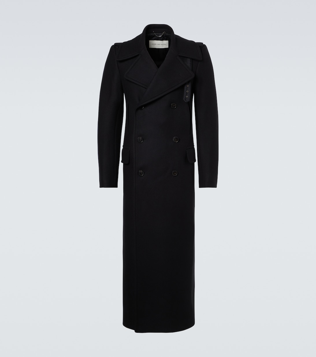 Double-breasted wool-blend coat | Dries Van Noten