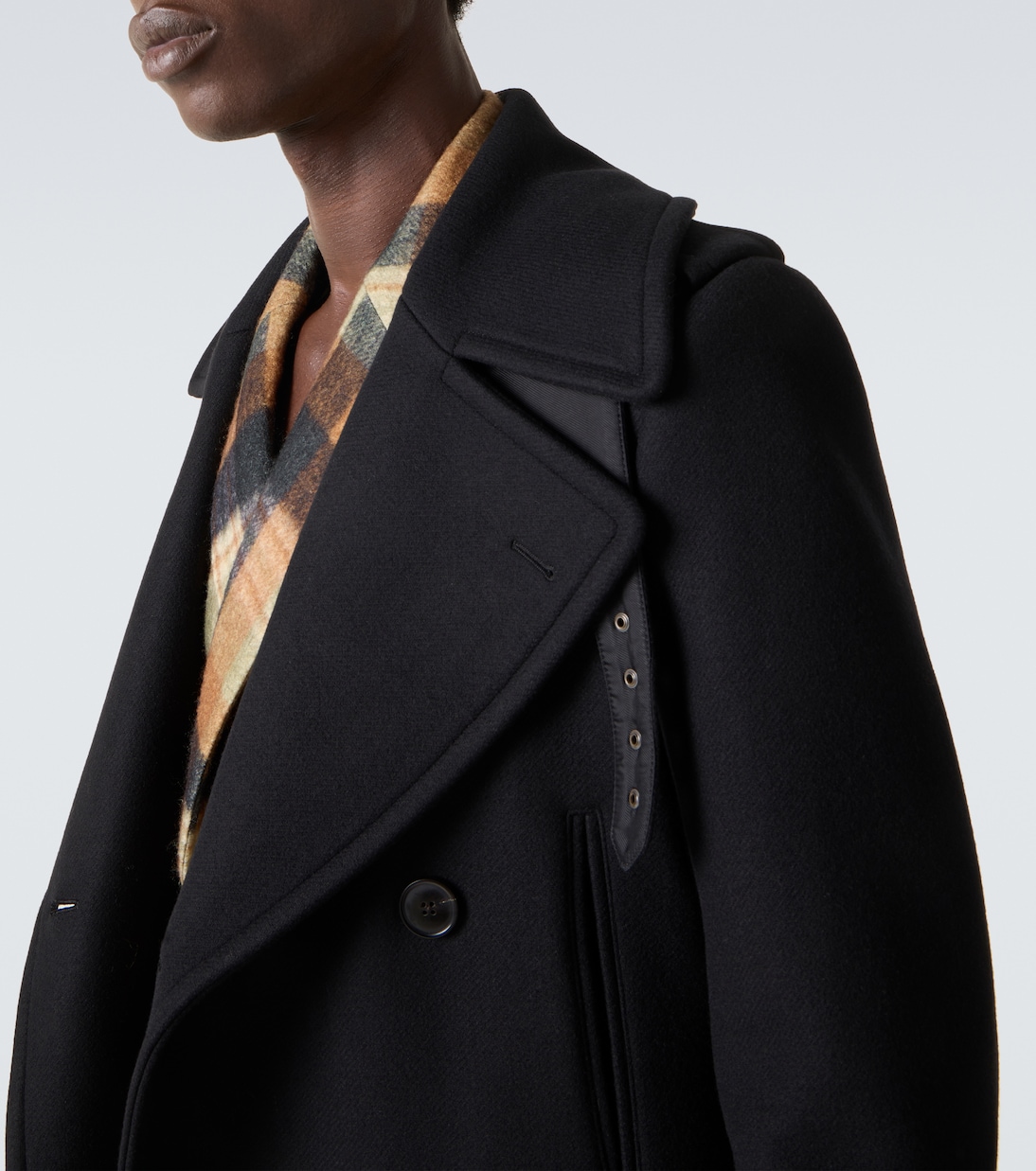 Double-breasted wool-blend coat | Dries Van Noten