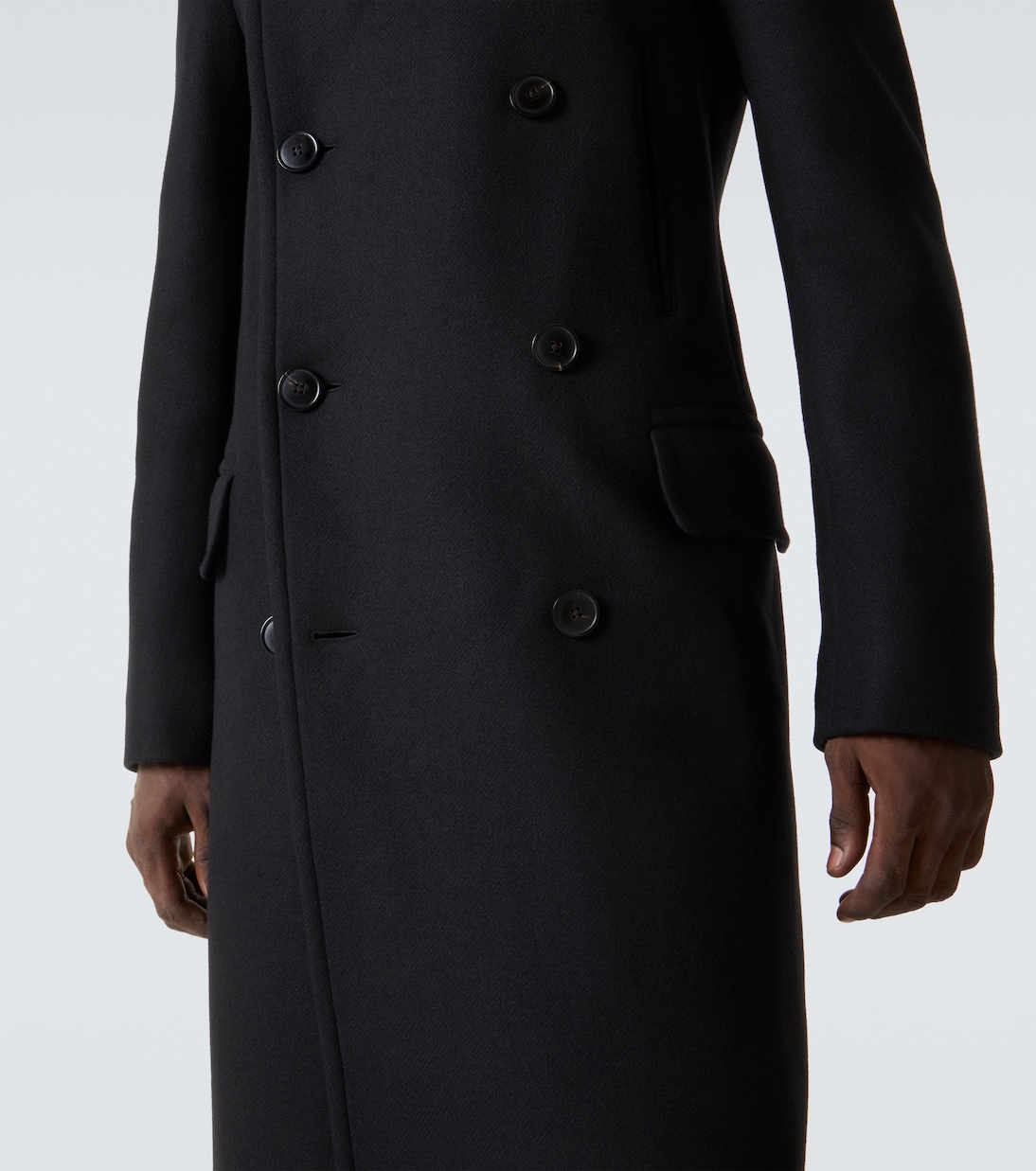Double-breasted wool-blend coat | Dries Van Noten
