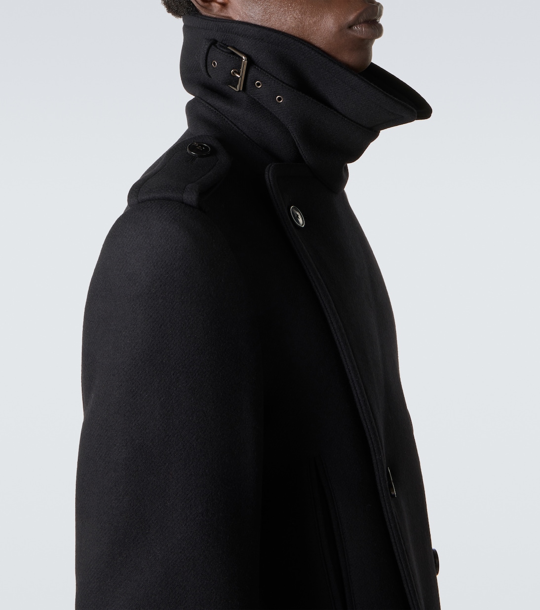 Double-breasted wool-blend coat | Dries Van Noten