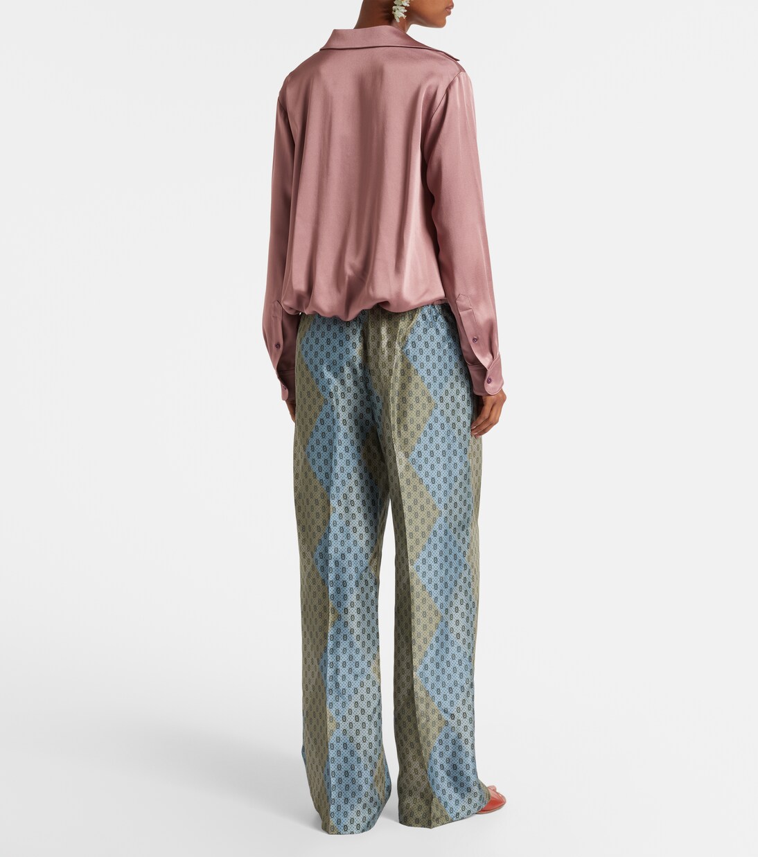 Satin wrap top  | Dries Van Noten