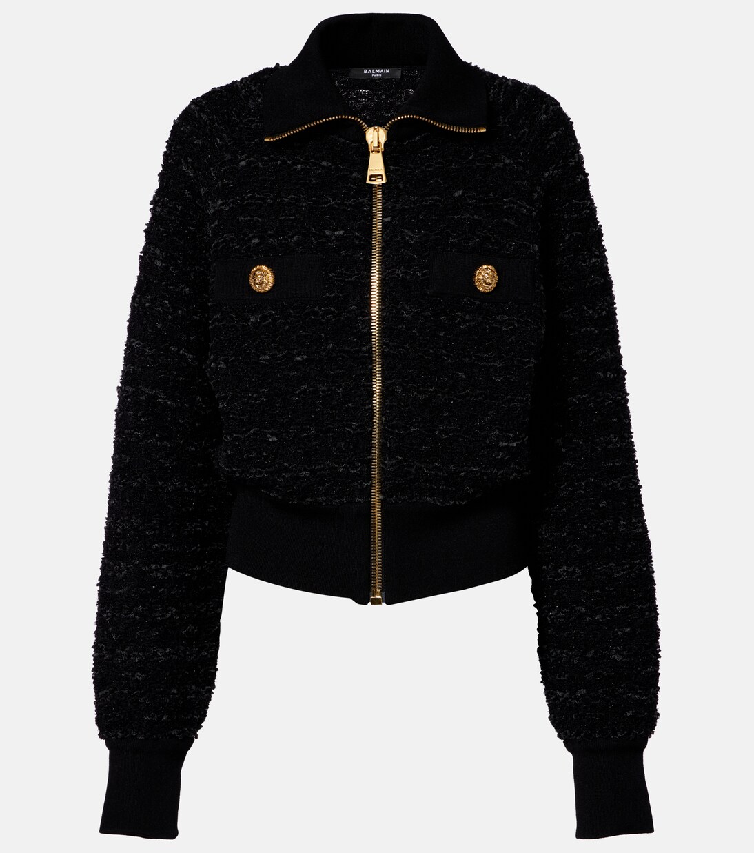 Chaqueta bomber de tweed | Balmain