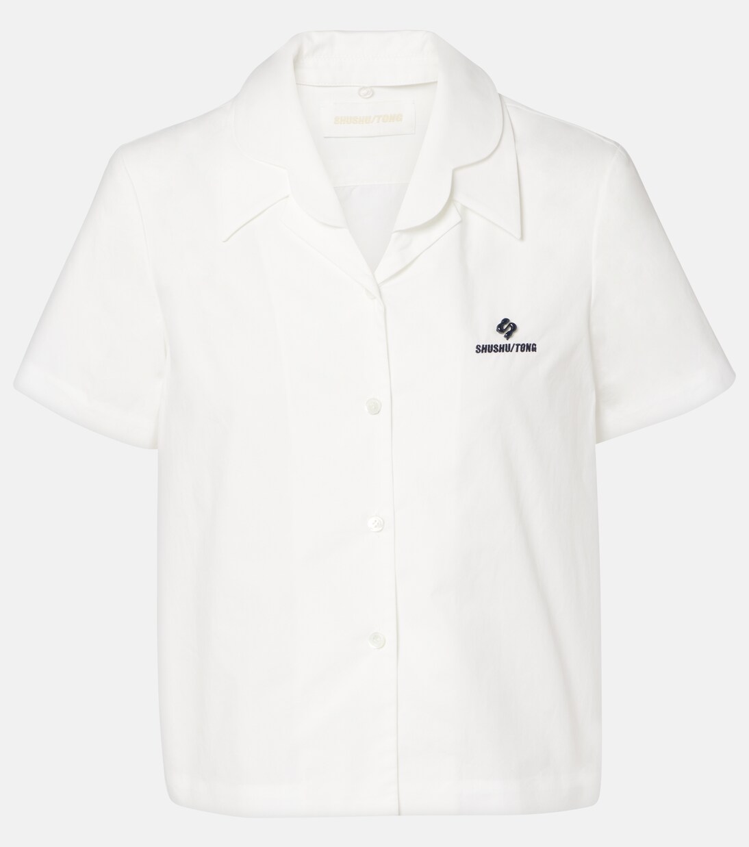 Camisa de algodón con logo | Shushu/Tong