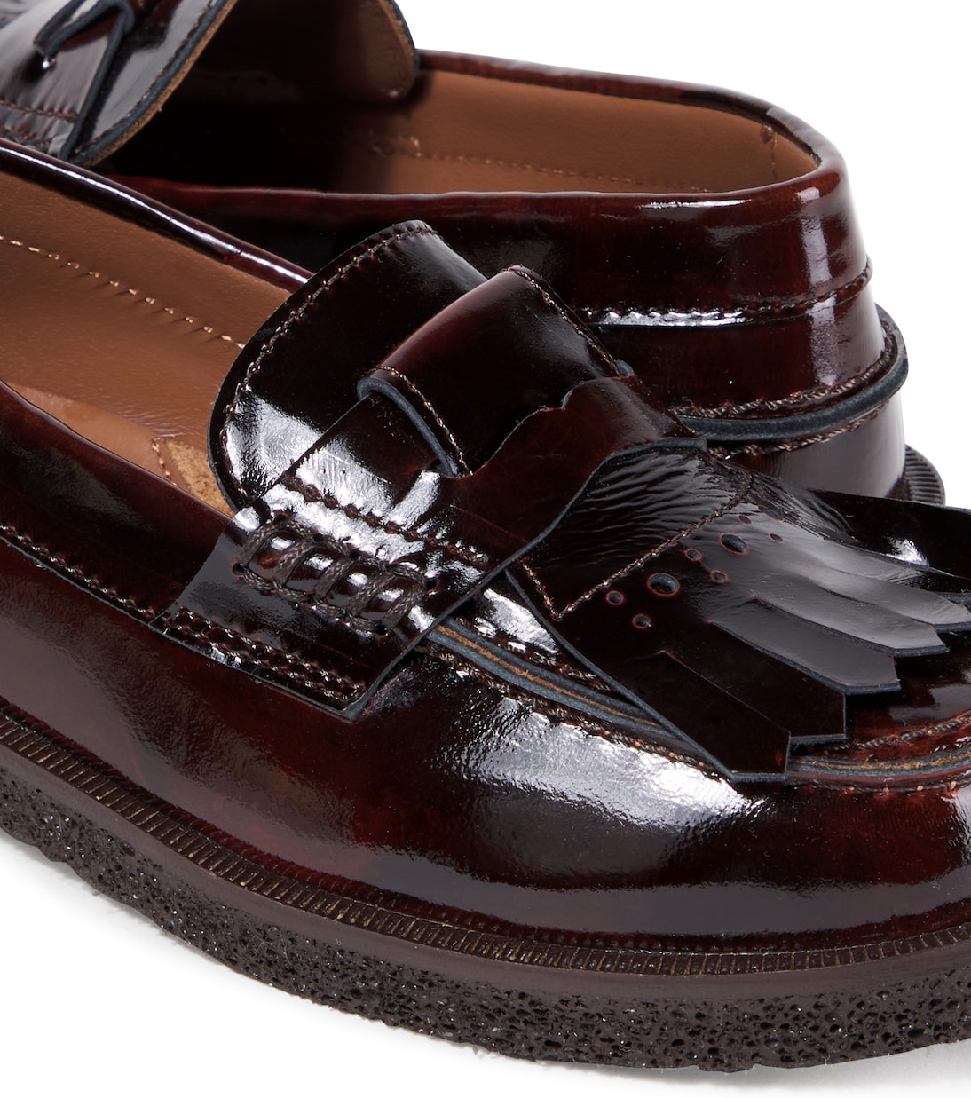 Tasseled patent leather loafers | PèPè