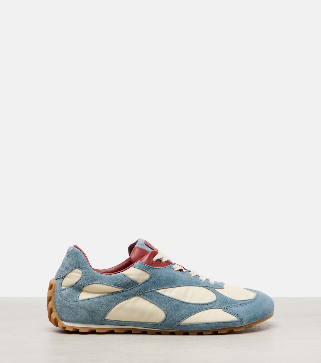 Orbit Flash suede-trimmed sneakers | Bottega Veneta