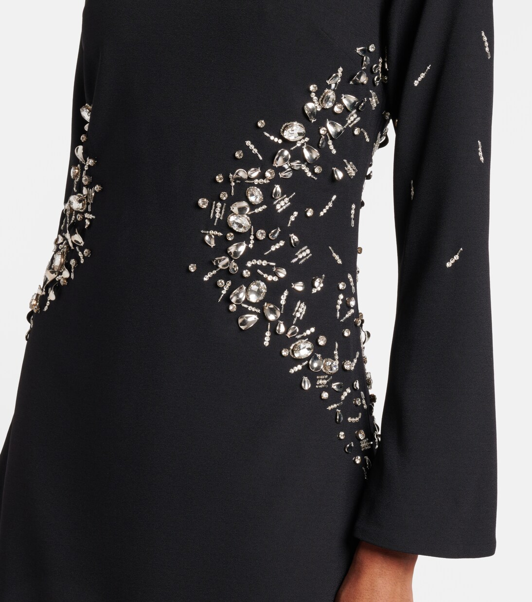 Carla缀饰绉纱迷你连衣裙 | Simkhai