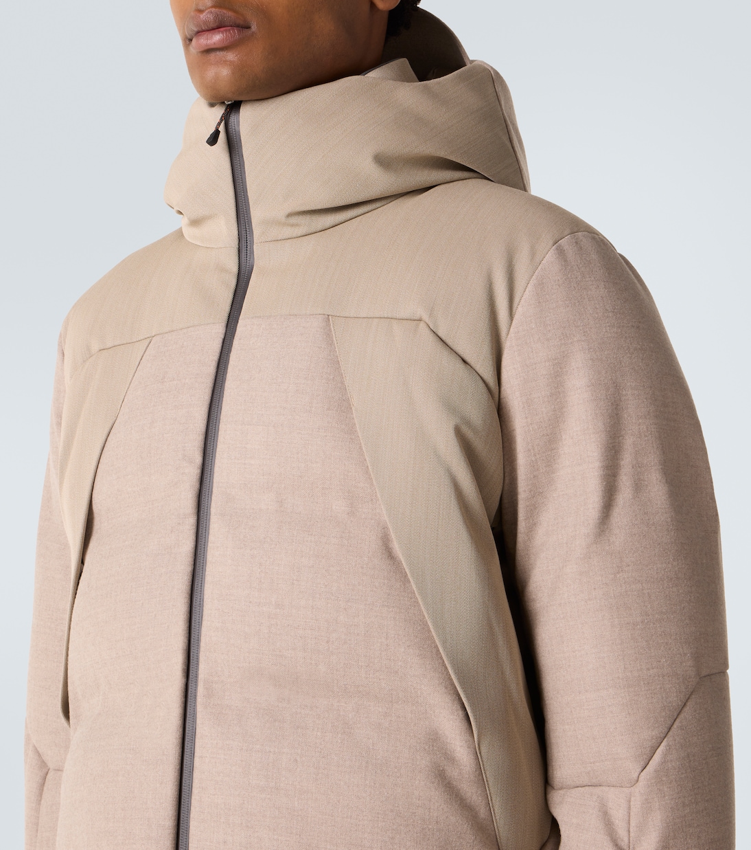 Chaqueta de plumas Nordend en mezcla de lana | Sease
