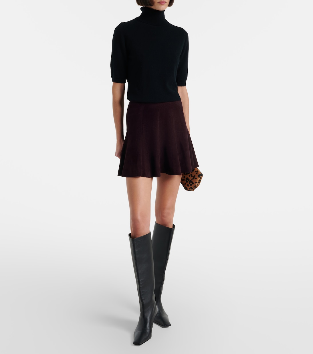 Mila suede miniskirt | Stouls