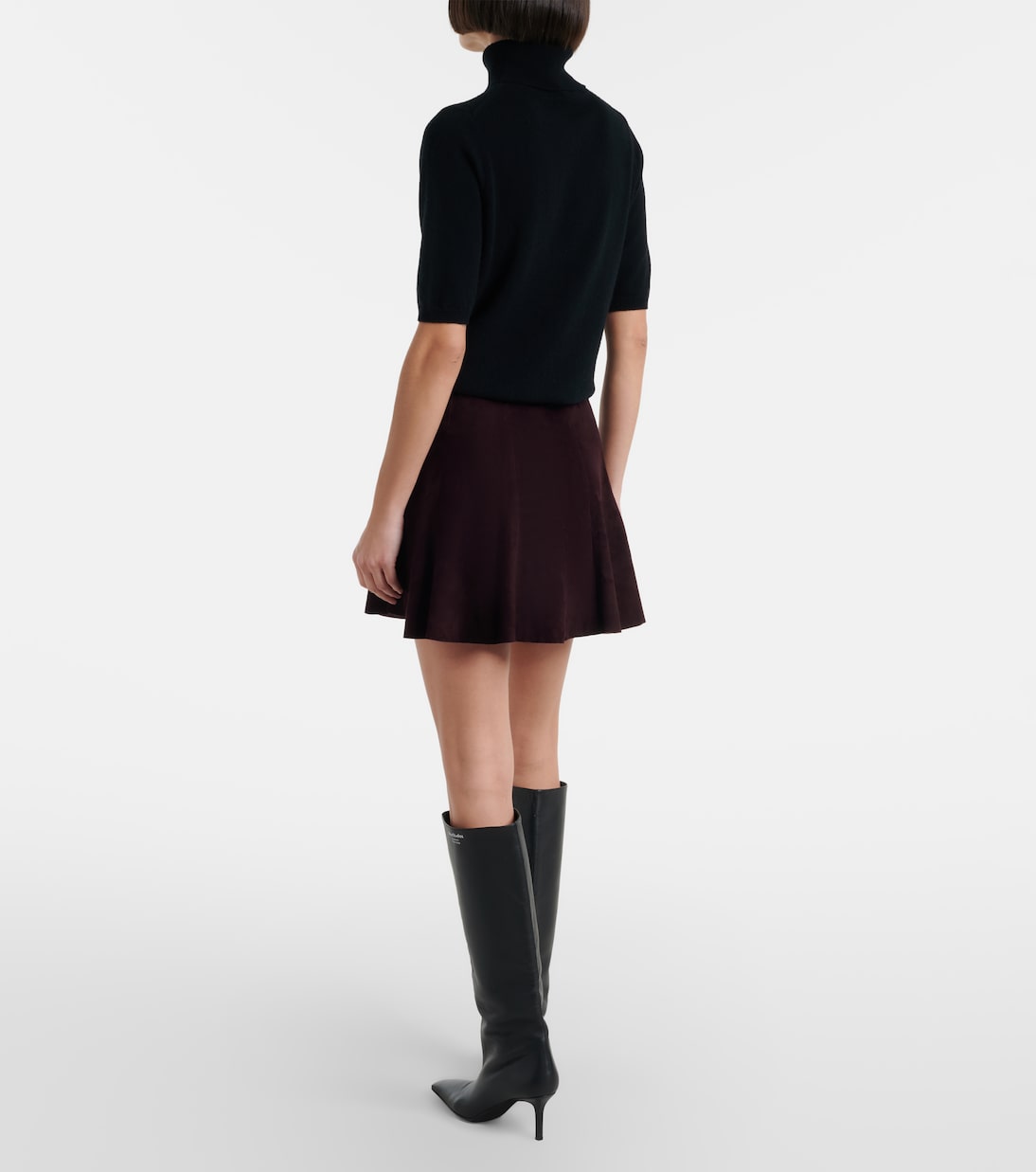 Mila suede miniskirt | Stouls