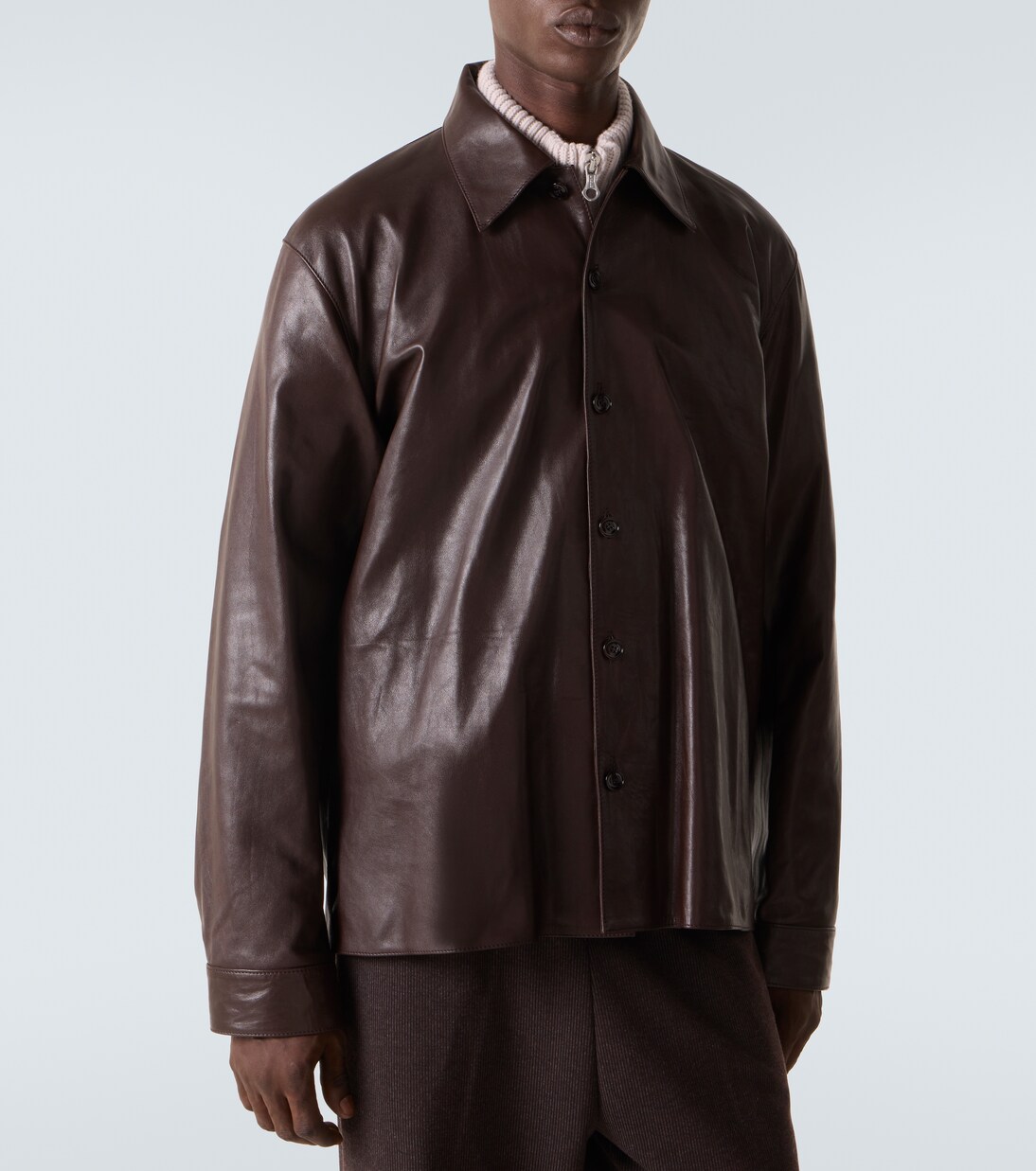 Sobrecamisa Welding de piel | Our Legacy