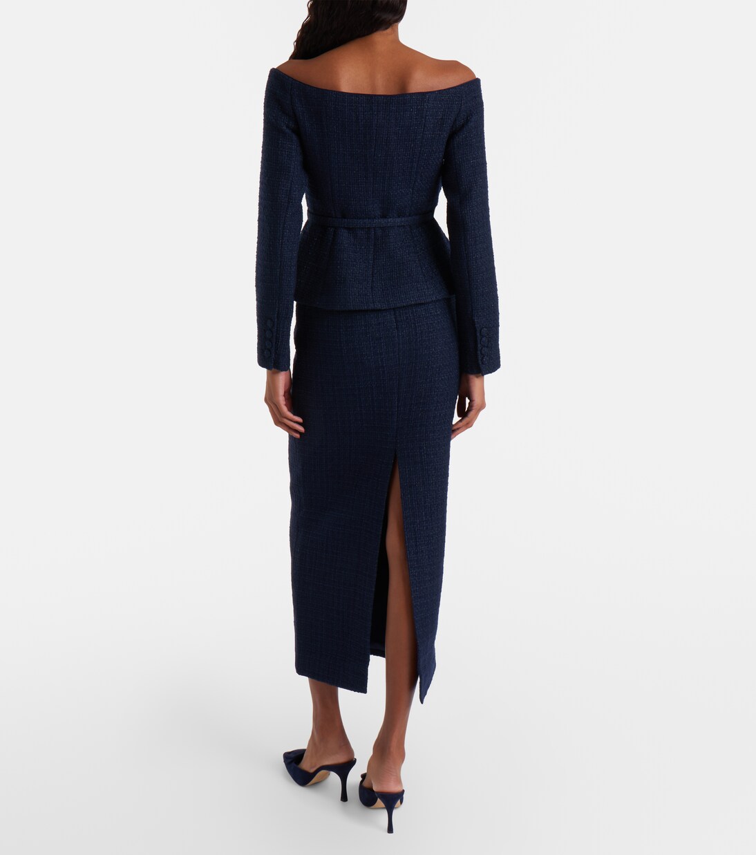 Midirock aus Bouclé | Roland Mouret