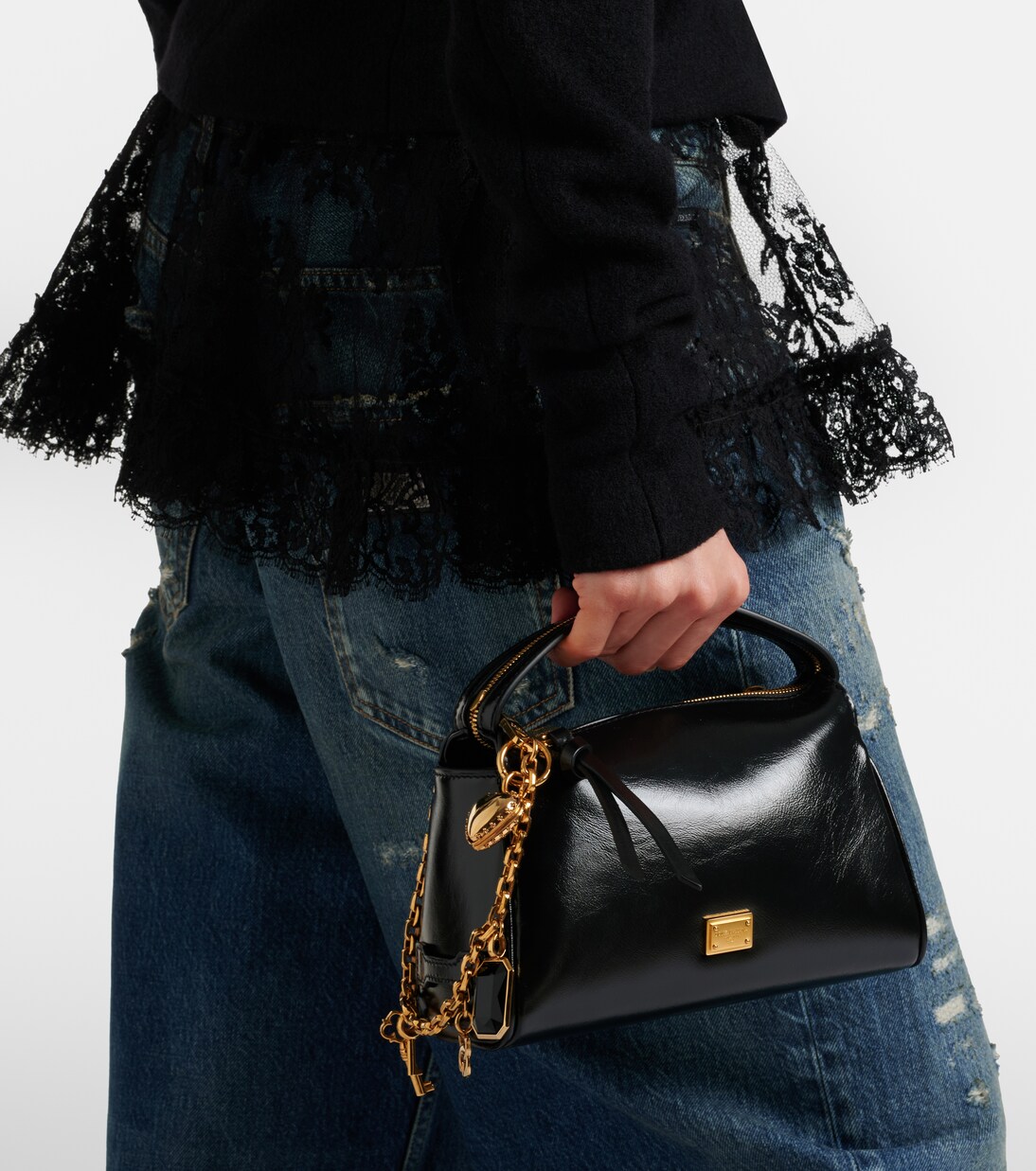 Tote Bag Vittoria Small aus Leder | Dolce&Gabbana