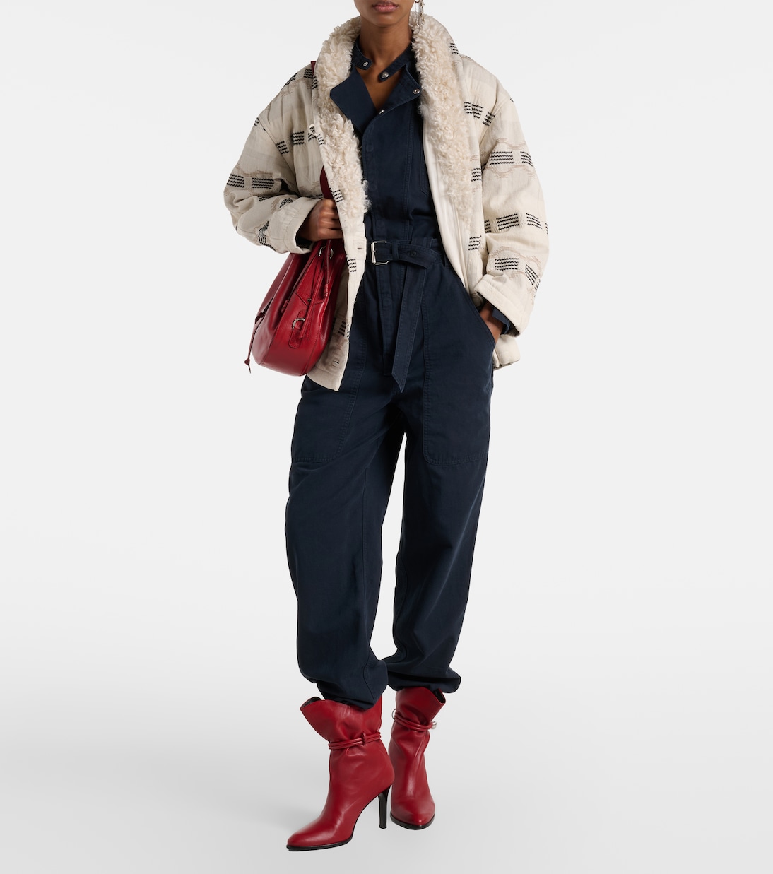 Jumpsuit Nessime aus Baumwolle und Leinen | Marant Etoile