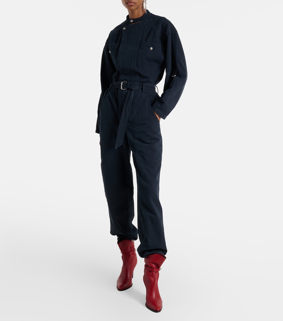 Jumpsuit Nessime aus Baumwolle und Leinen | Marant Etoile