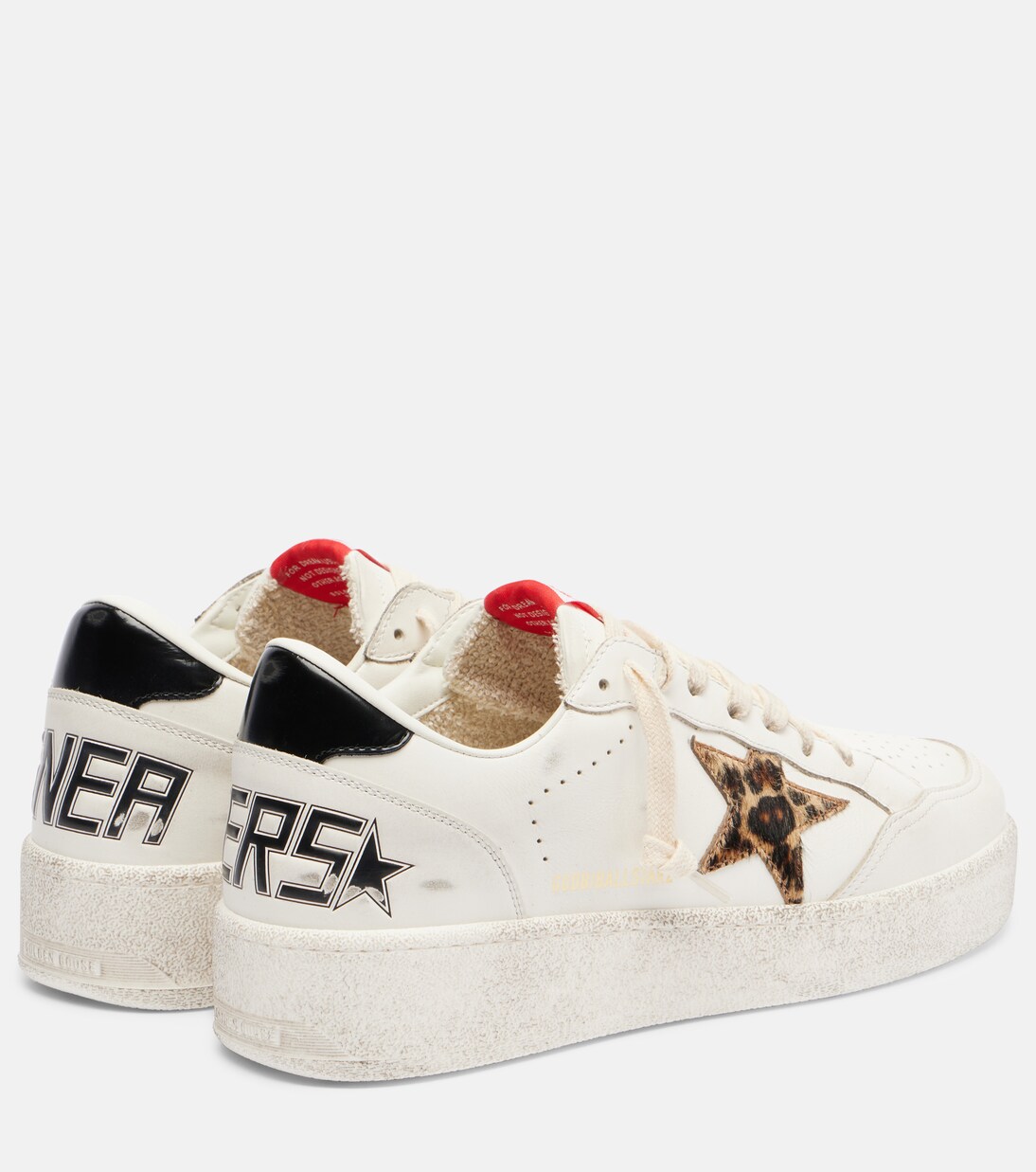 Ball Star leather platform sneakers | Golden Goose