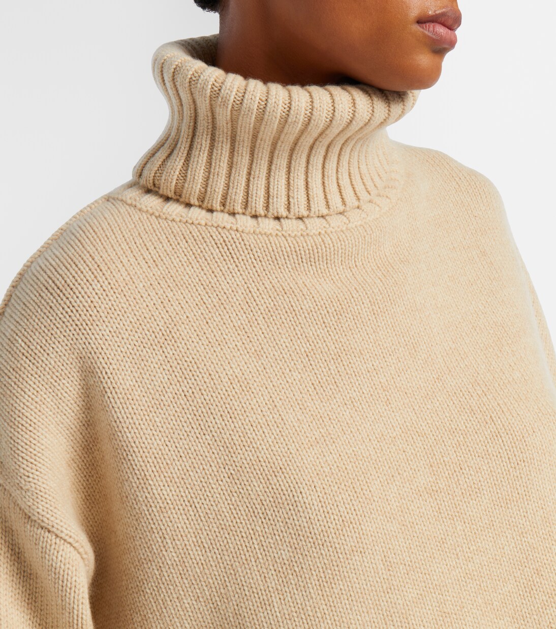 N°434 Crop Xtra cashmere turtleneck sweater | Extreme Cashmere