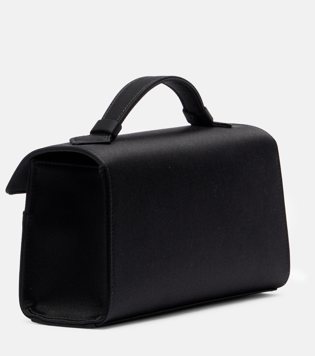 Symmetry Small satin top-handle bag | Savette