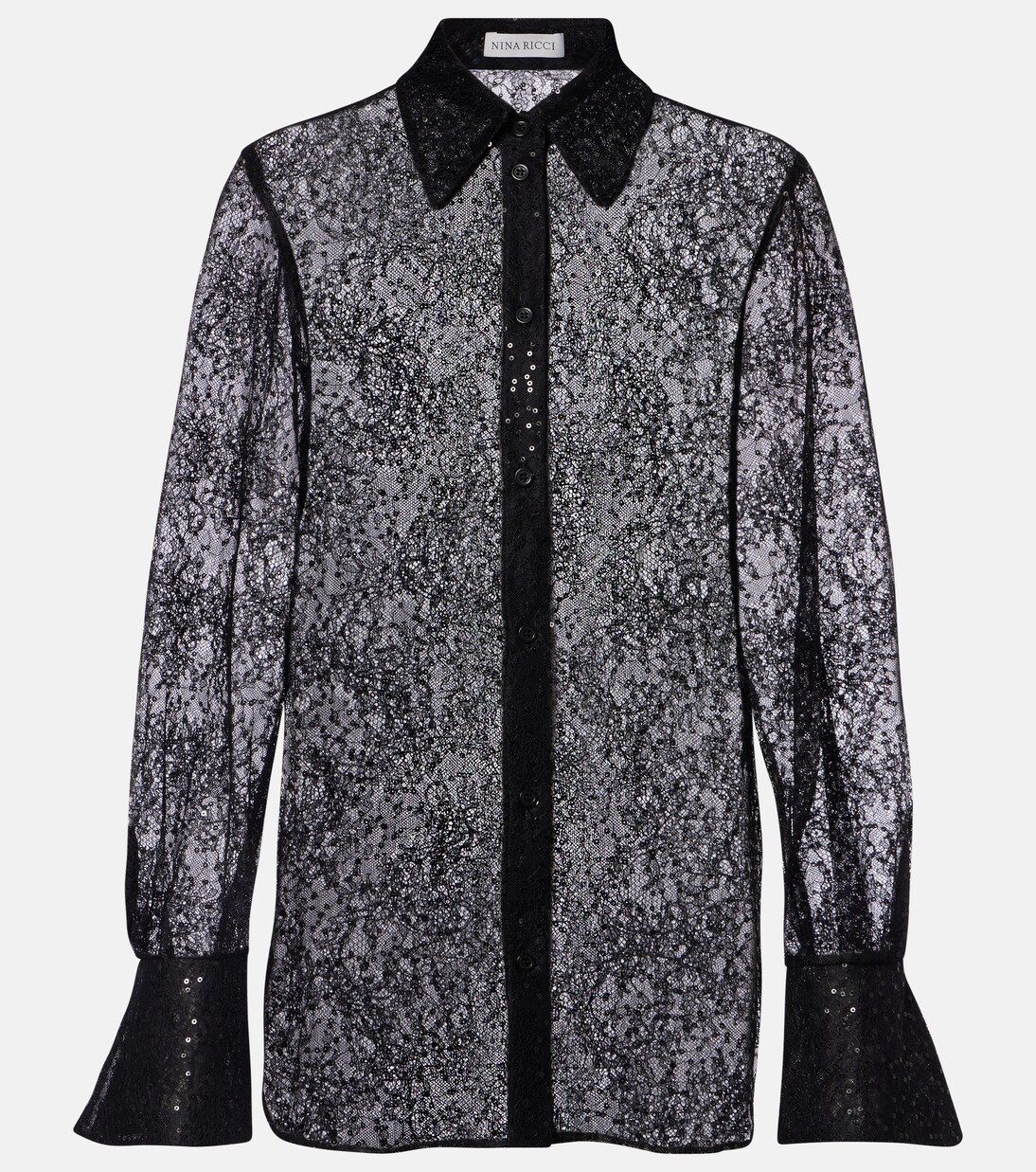 Sequined lace shirt | Nina Ricci