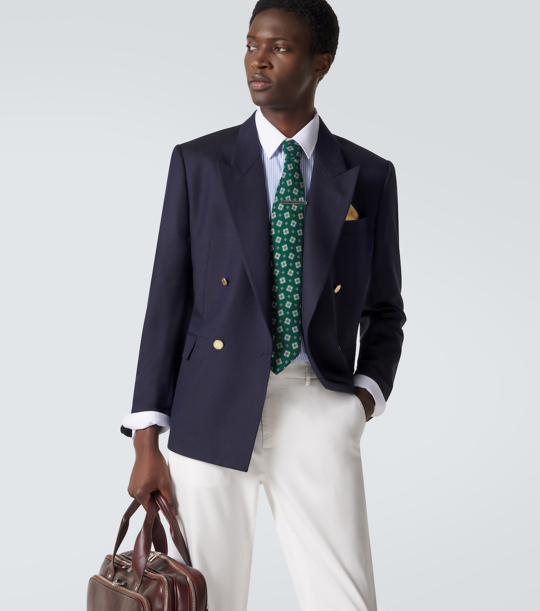 Printed silk tie | Dunhill