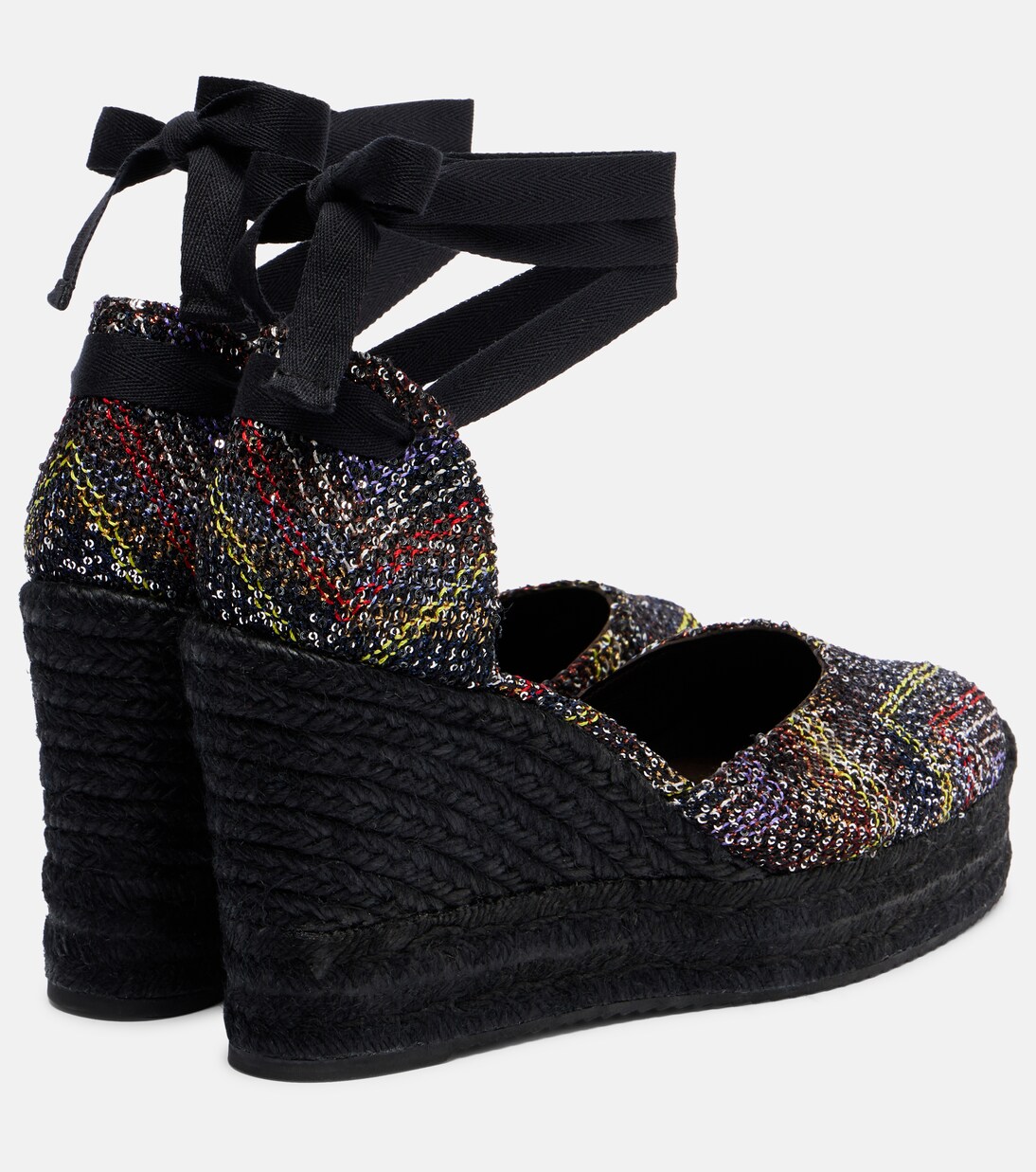 Eva 80 sequined espadrille wedges | Missoni