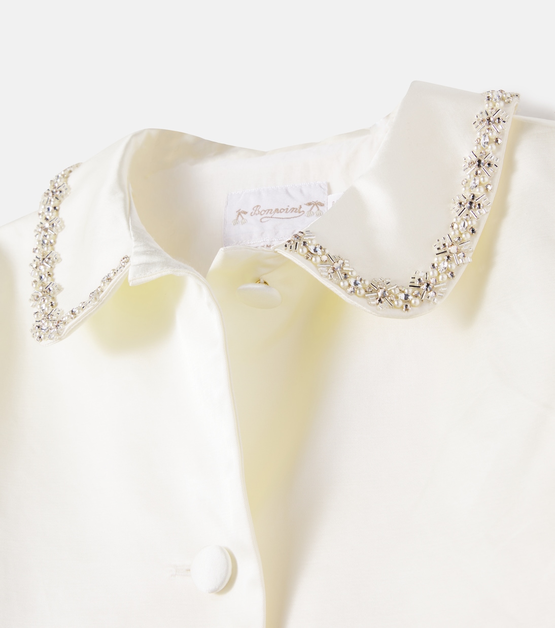 Laelia embellished cotton-blend jacket | Bonpoint