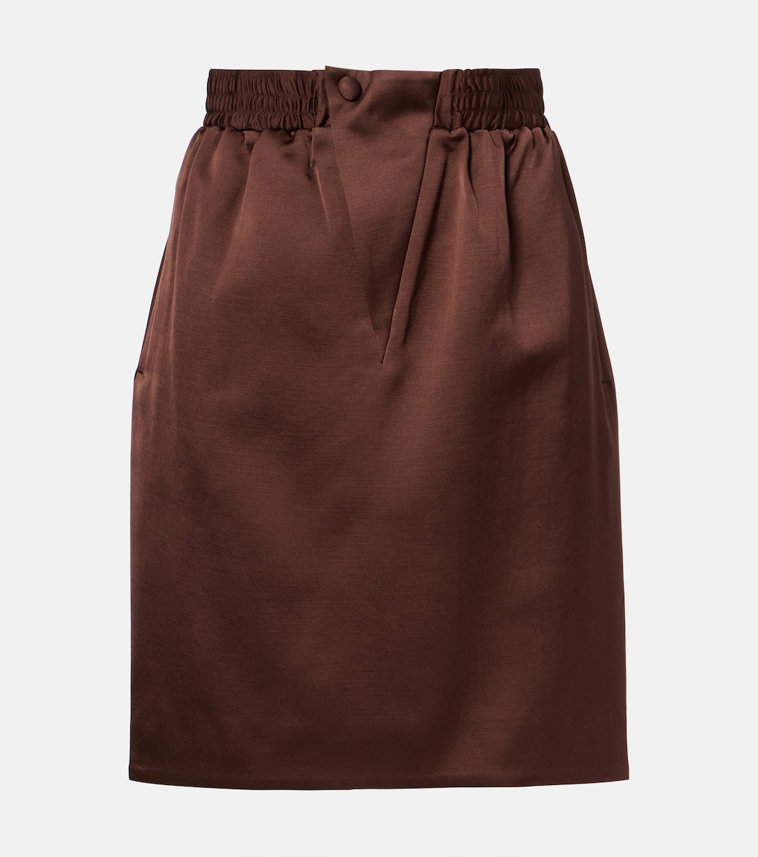 Satin pencil skirt | Jacques Wei