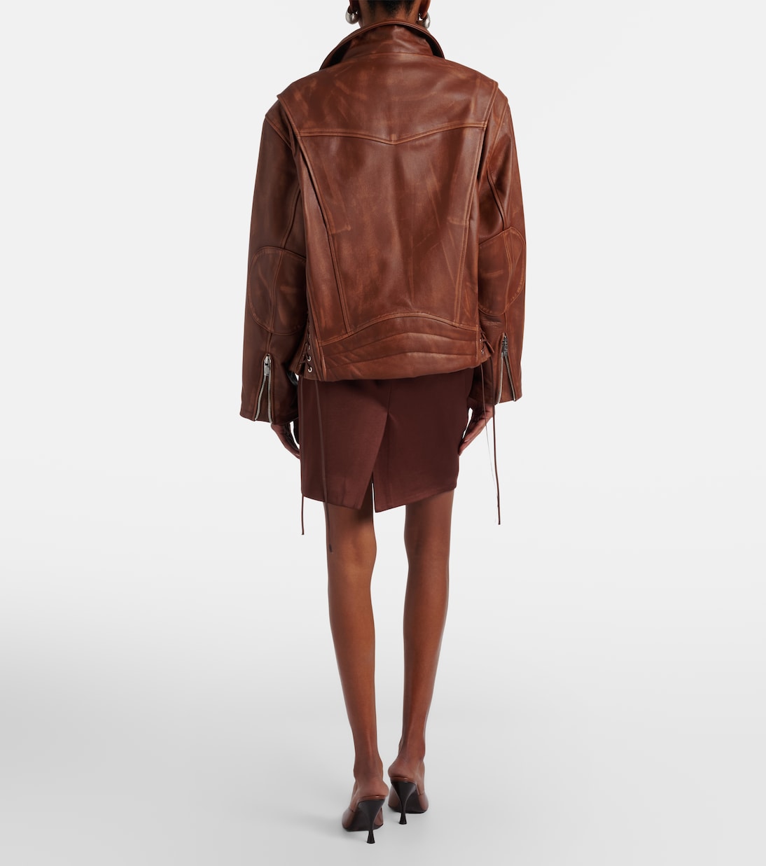 Satin pencil skirt | Jacques Wei